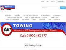 Tablet Screenshot of a57towing.co.uk